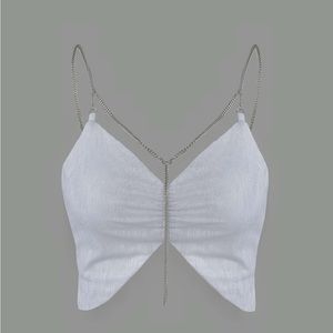 Chain Glitter Cami Top